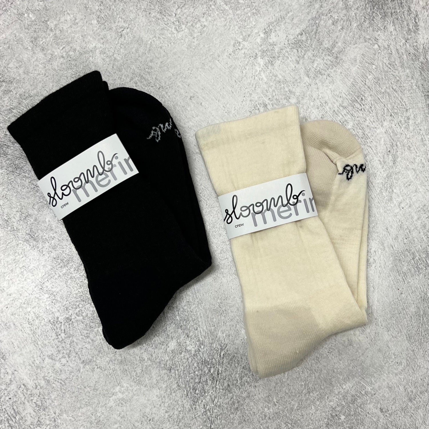 Sloomb Merino Socks - Unisex Crews