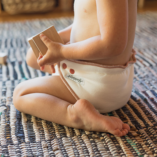 Overnight Bamboo Fleece Fitted Diapers (XS)