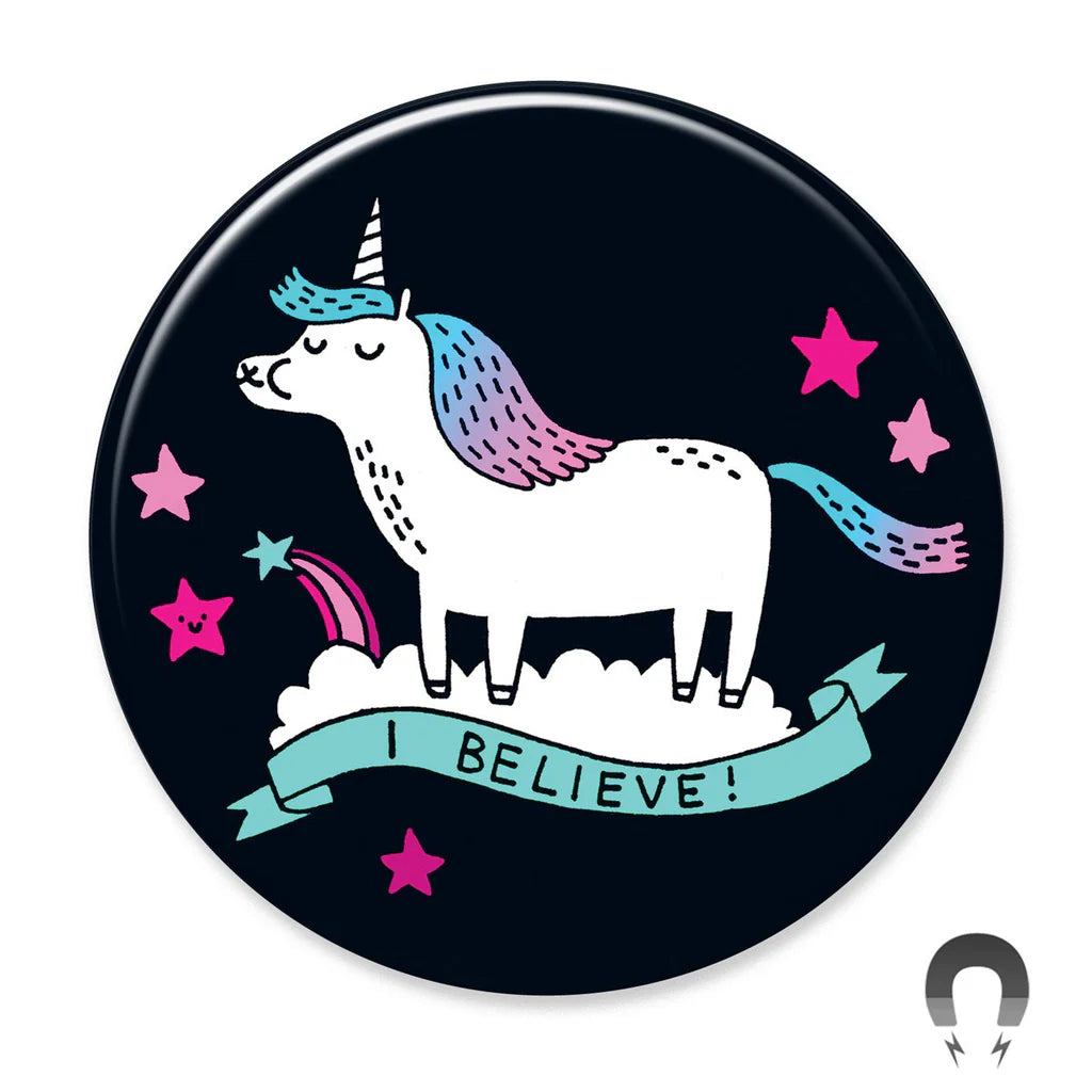 Unicorn I Believe Magnets