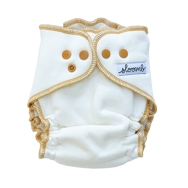 Overnight Bamboo Fleece Fitted Diapers — sloomb